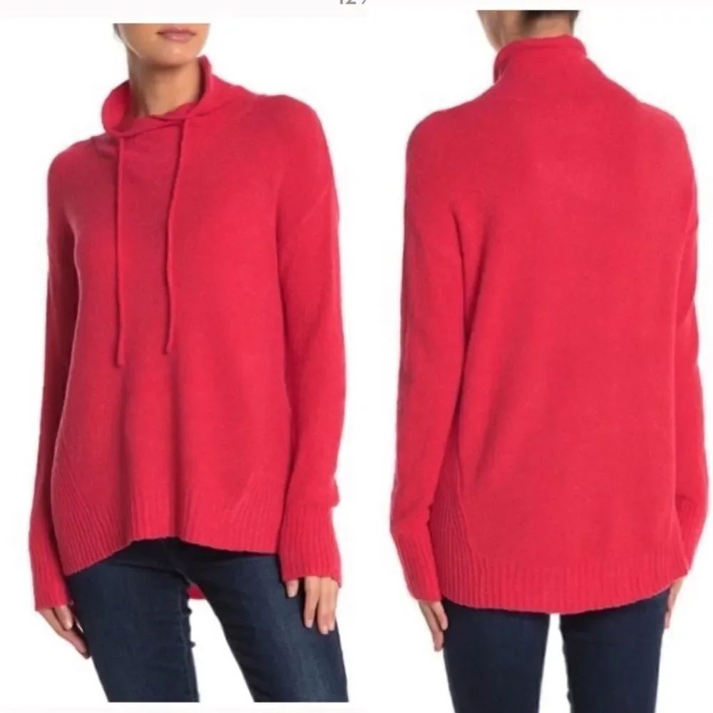PHILOSOPHY Cherry Drawstring Mockneck Sweater-S